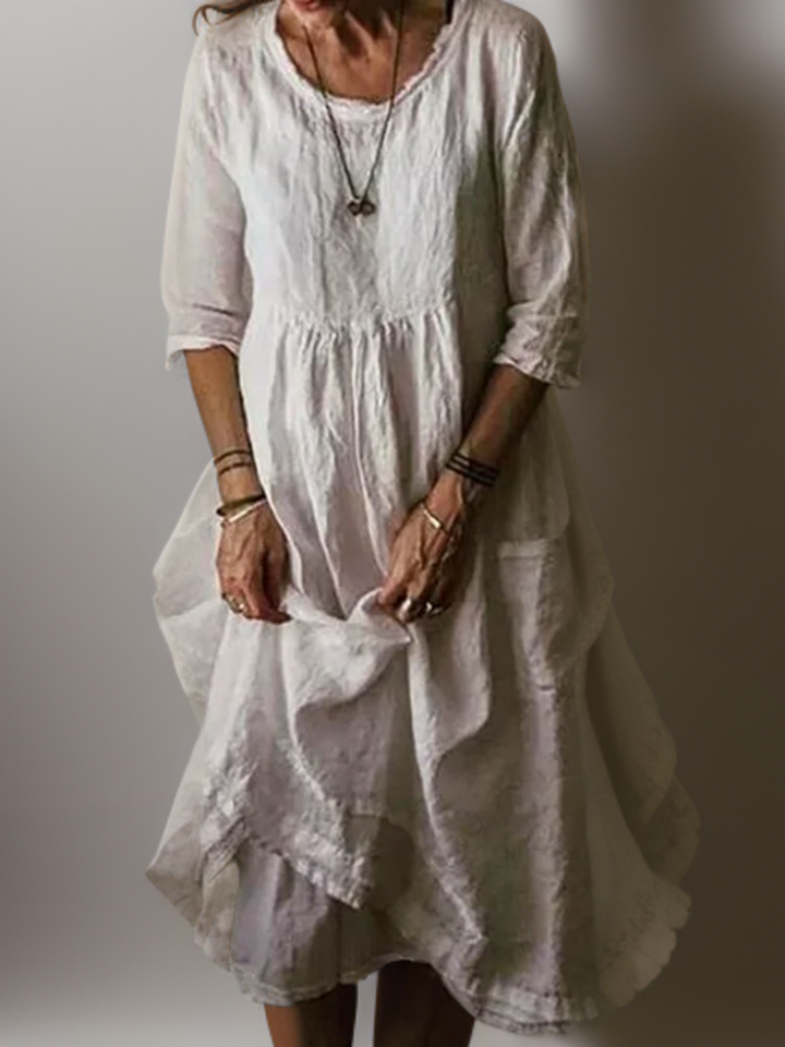 Carolien | Maxi dress with loose round neckline