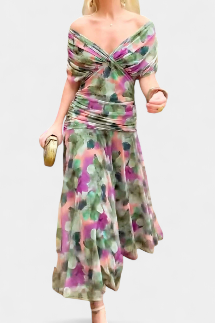 Lisa | Women's Off-the-Shoulder Elegant Maxi Dress