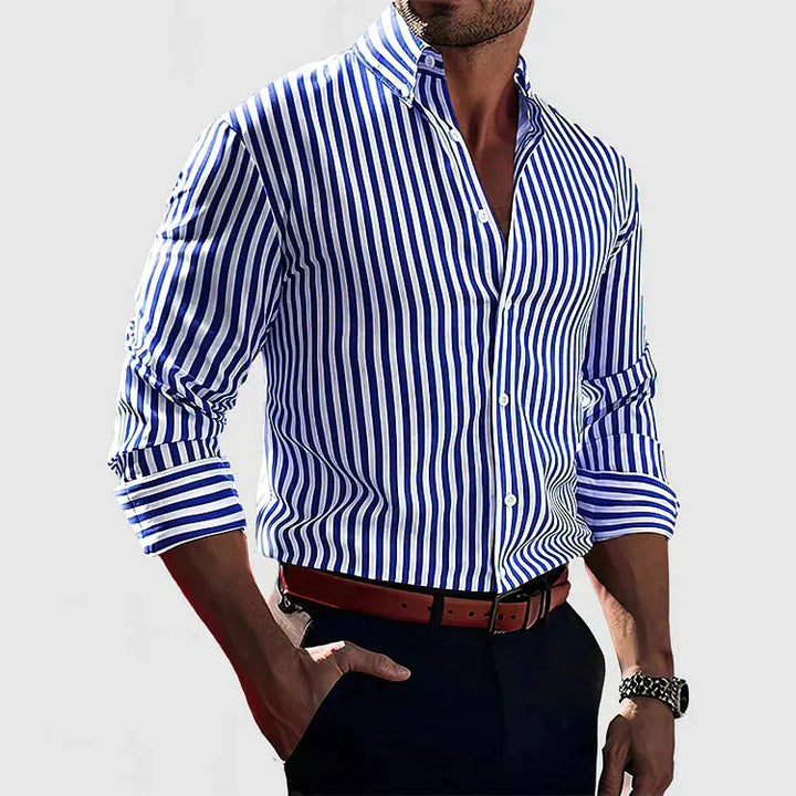 Melker | Slim Fit Striped Men's Shirt