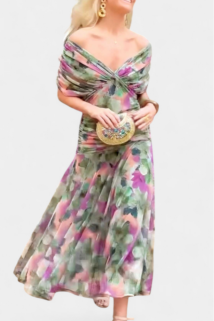 Lisa | Women's Off-the-Shoulder Elegant Maxi Dress
