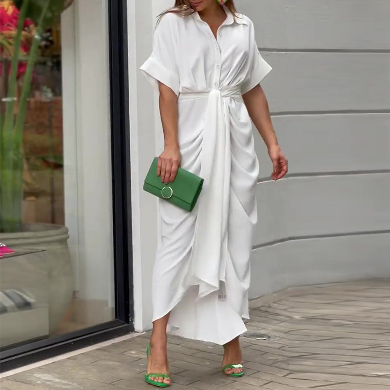 Fern | Women's Mini High-Waist Flounce Collar Dress