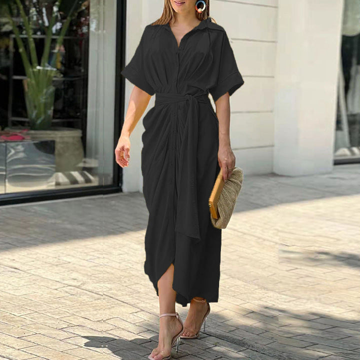 Fern | Women's Mini High-Waist Flounce Collar Dress
