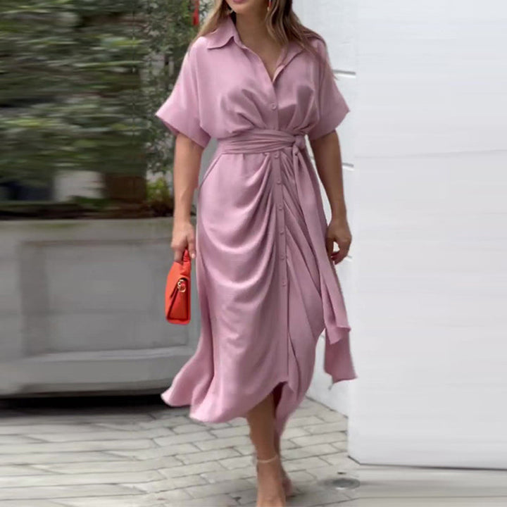 Fern | Women's Mini High-Waist Flounce Collar Dress