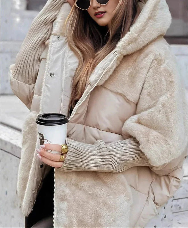 Lucia | Women's Stylish Hooded Down Jacket with Pockets
