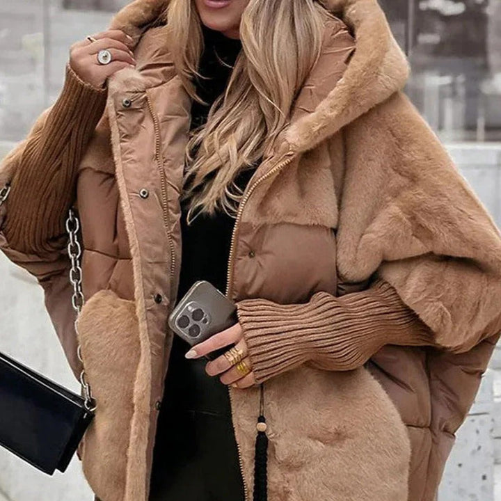 Lucia | Women's Stylish Hooded Down Jacket with Pockets