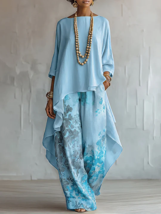 Fiorella | Women's Floral Two-Piece Set