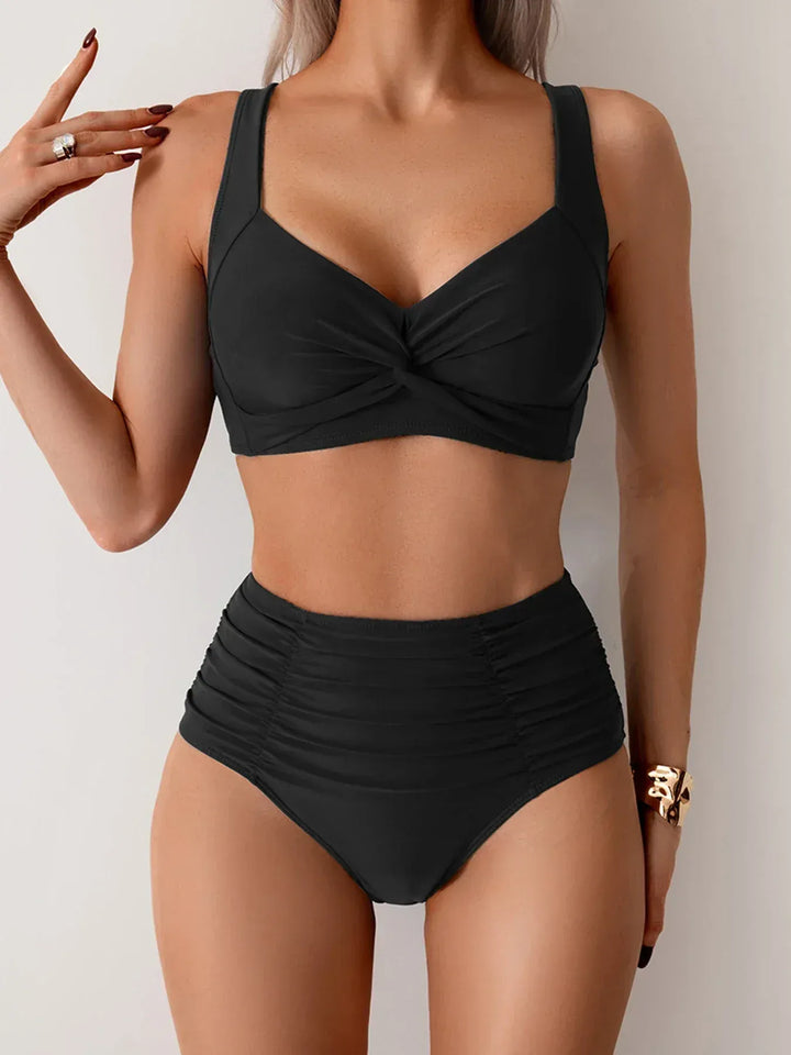 Sofia | Women's High-Waisted Shaping Bikini with Supportive Coverage