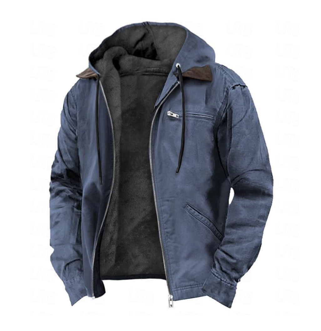 Nikolai | Men's Checked Classic Vintage Jacket with Zipper