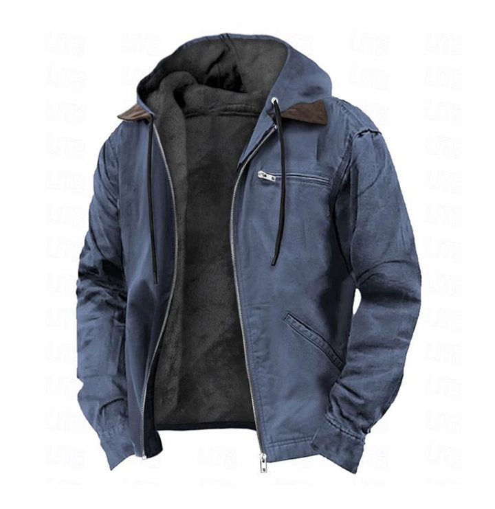 Nikolai | Men's Checked Classic Vintage Jacket with Zipper