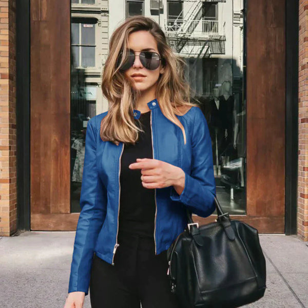 Abigail™ - Elegant Italian Leather Jacket