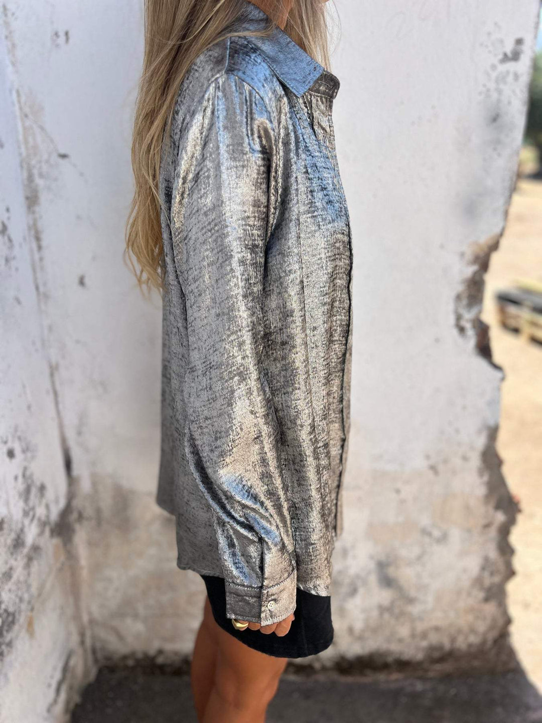 Women's Long Sleeve Shirt with Pocket