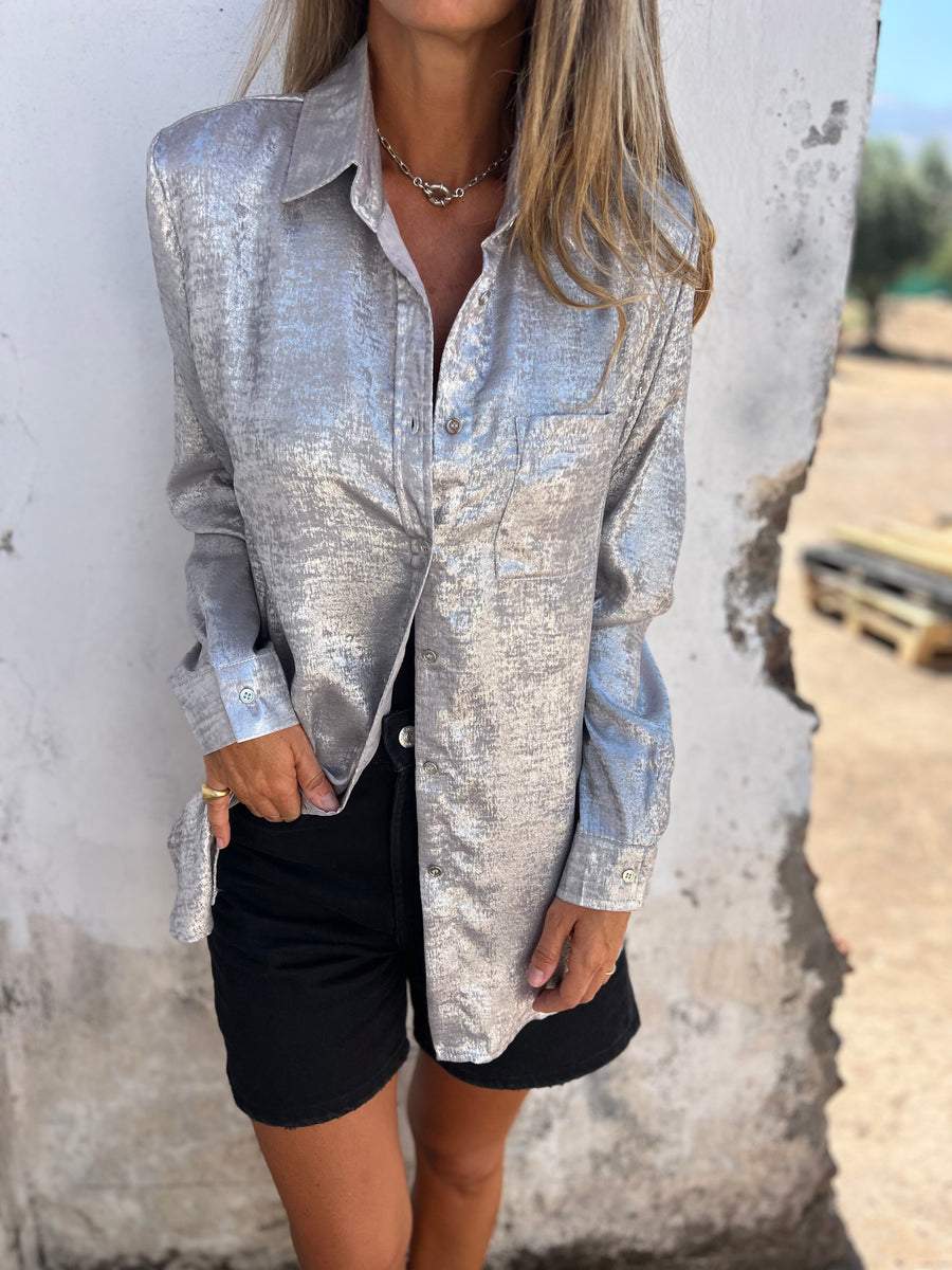 Women's Long Sleeve Shirt with Pocket
