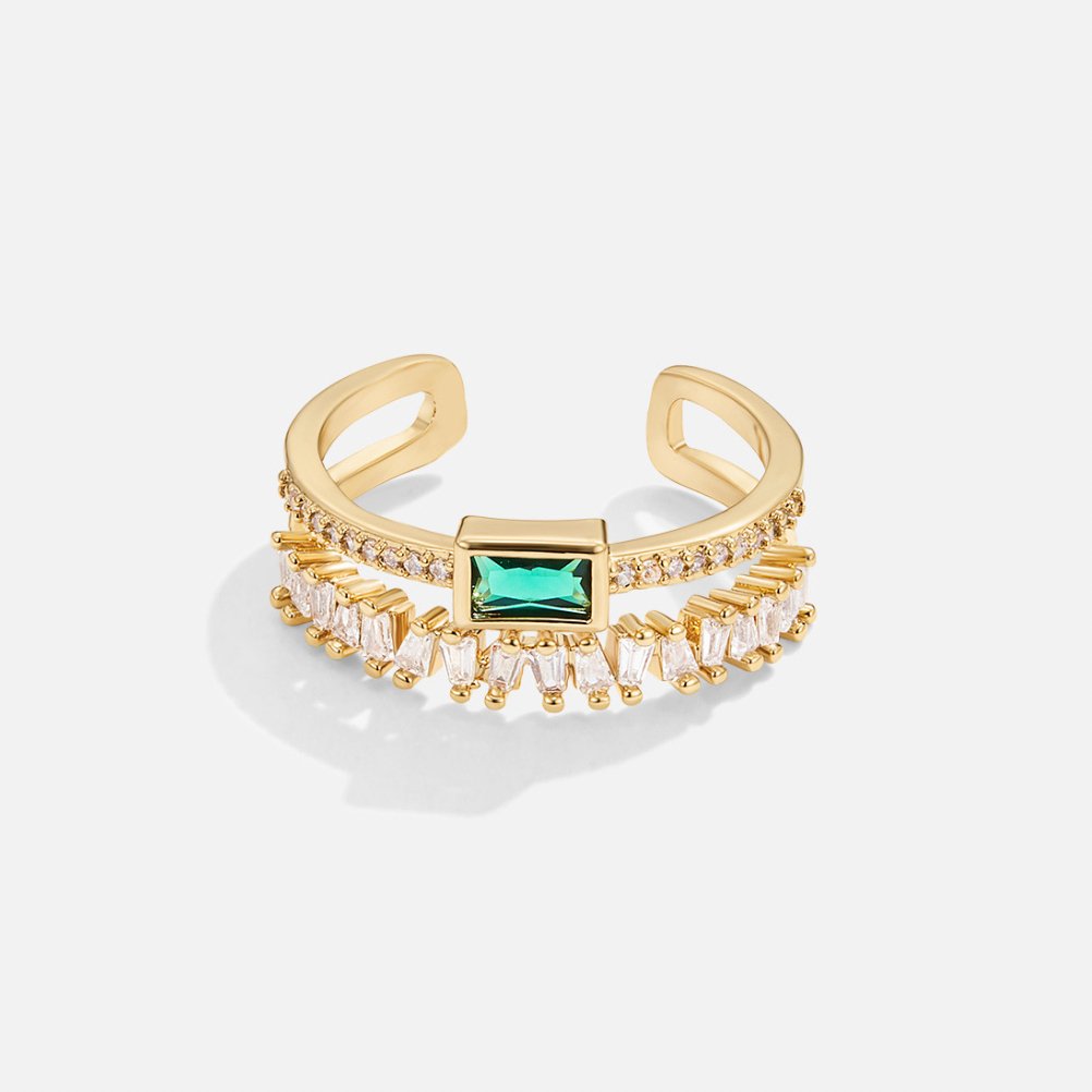 Eugenia | Ring layered crystal