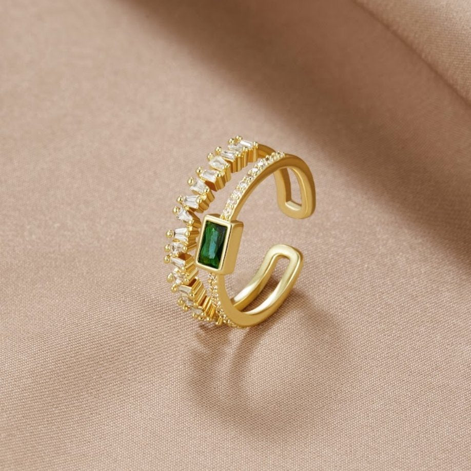 Eugenia | Ring layered crystal