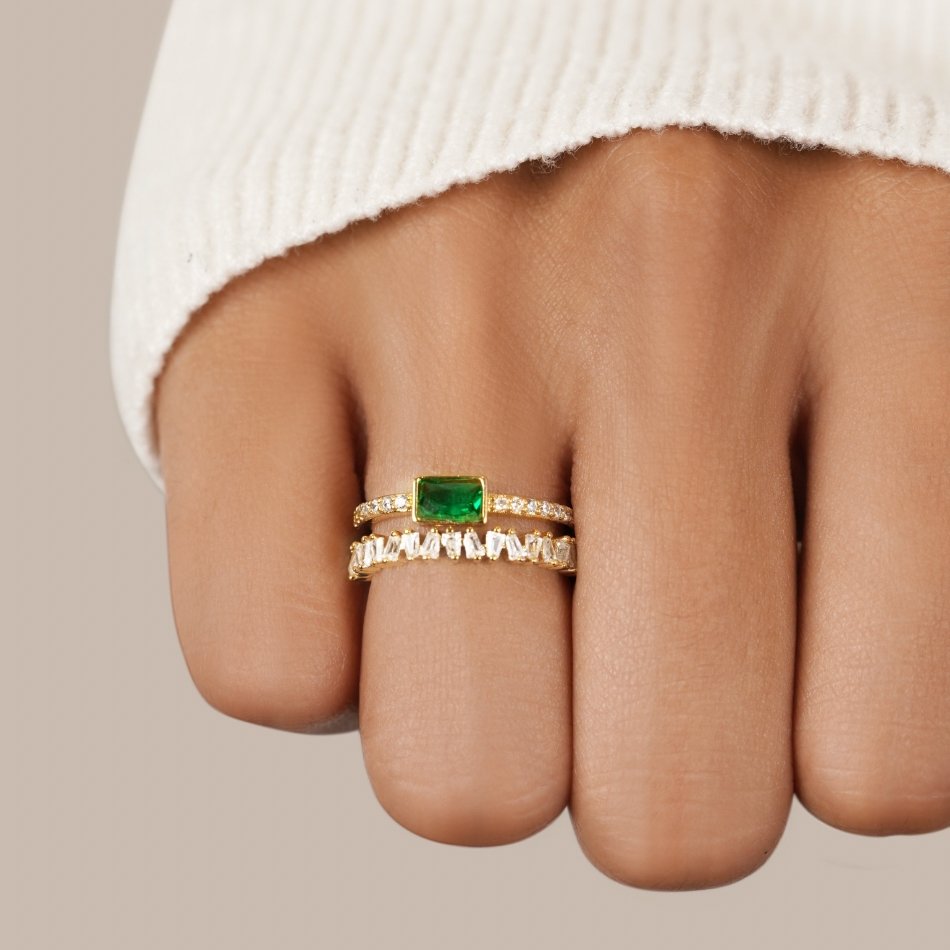 Eugenia | Ring layered crystal