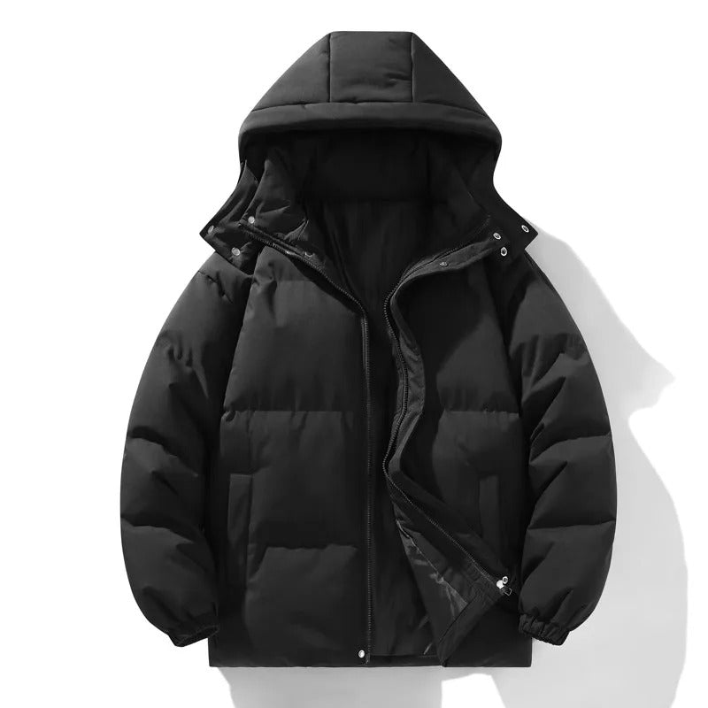 Tailored Elegant Hooded Men's Jacket