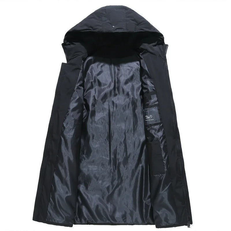 Men's Tailored Long Winter Jacket