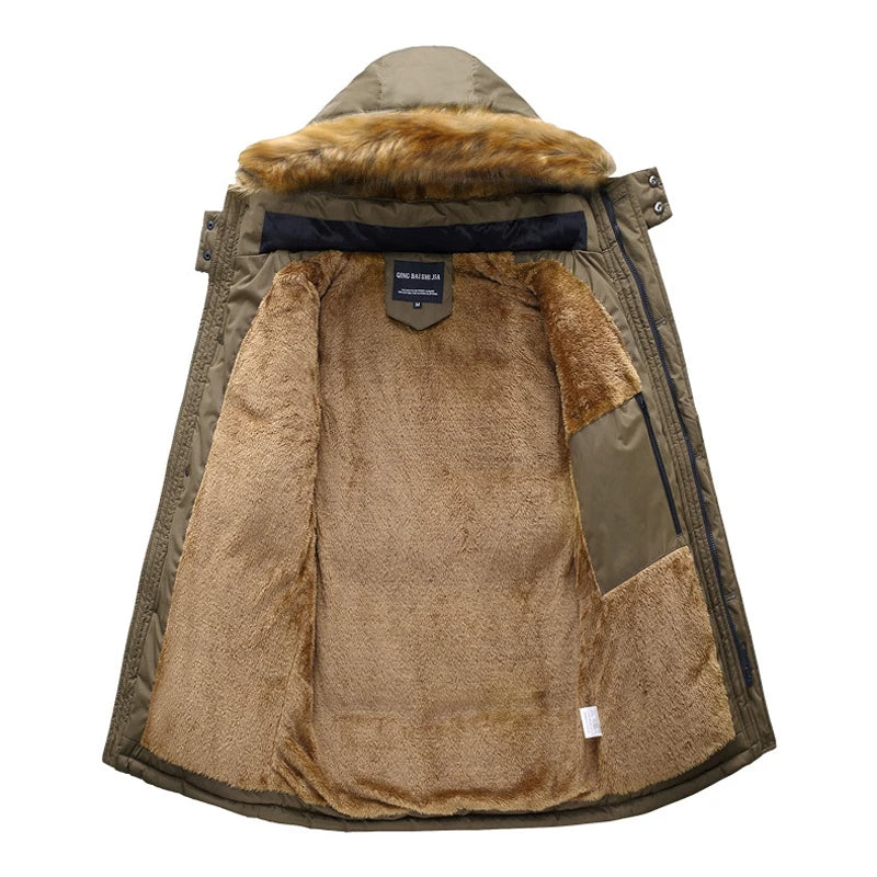 Men's Tailored Elegant Parkas Jacket