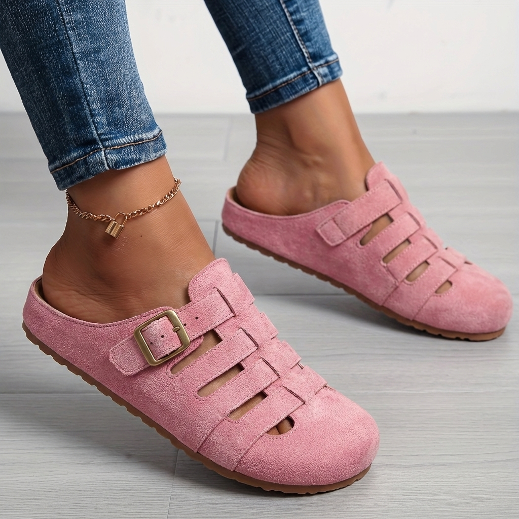Nathalie | Cozy Slip-On Mule Sandals