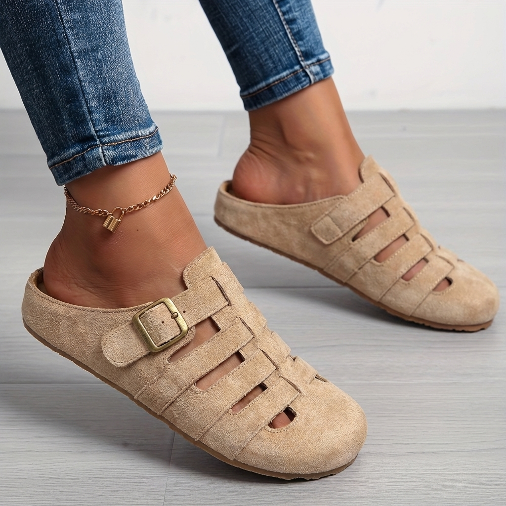 Nathalie | Cozy Slip-On Mule Sandals