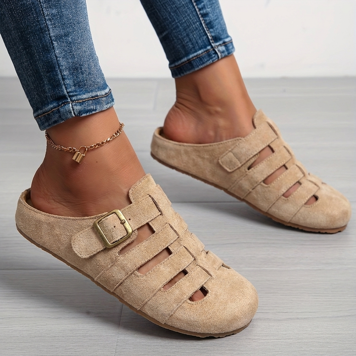 Nathalie | Cozy Slip-On Mule Sandals