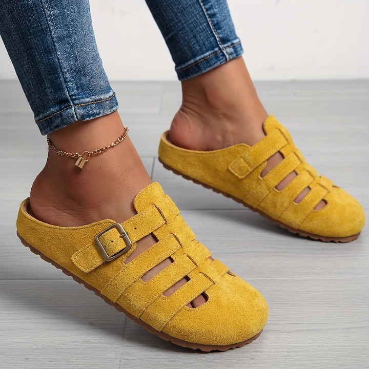 Nathalie | Cozy Slip-On Mule Sandals