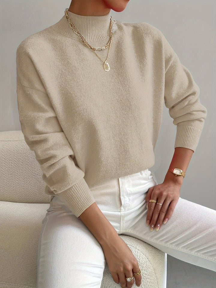 Yvonne | Women's High Neck Modern High-Neck Sweater