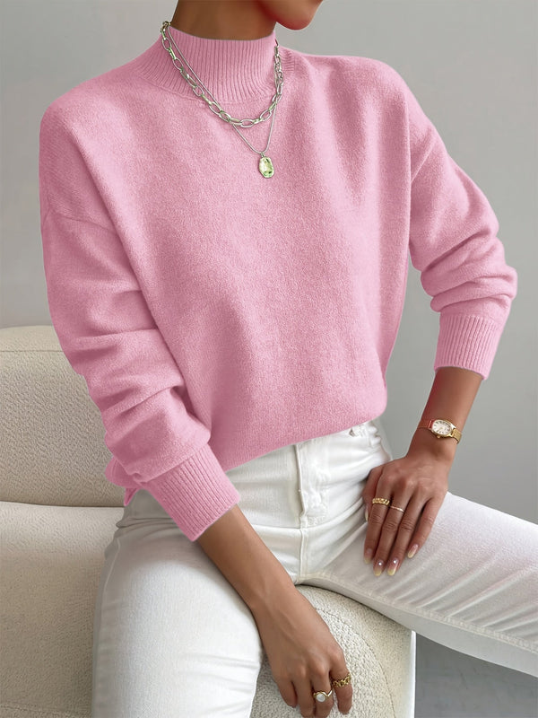 Yvonne – Modern High-Neck Sweater
