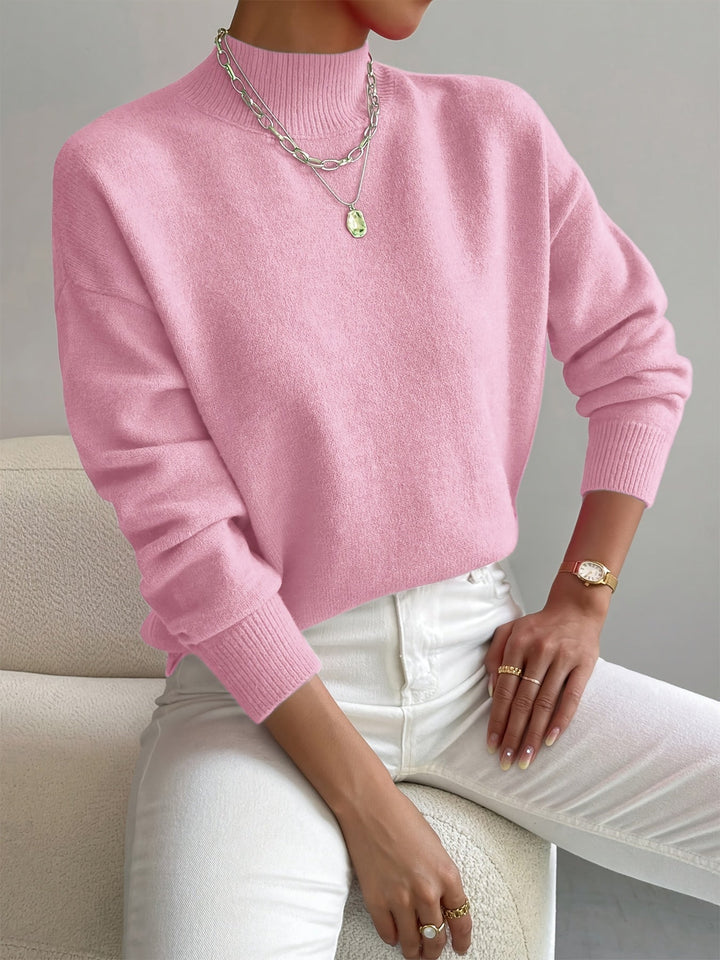 Yvonne | Women's High Neck Modern High-Neck Sweater