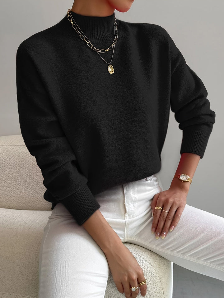 Yvonne | Women's High Neck Modern High-Neck Sweater