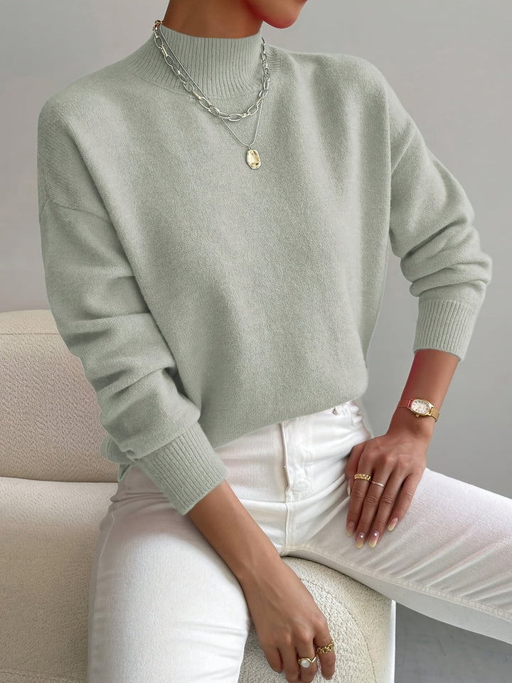 Yvonne | Women's High Neck Modern High-Neck Sweater