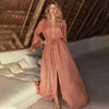 Fleur™ - Maxi Oud Pink Ibiza Dress