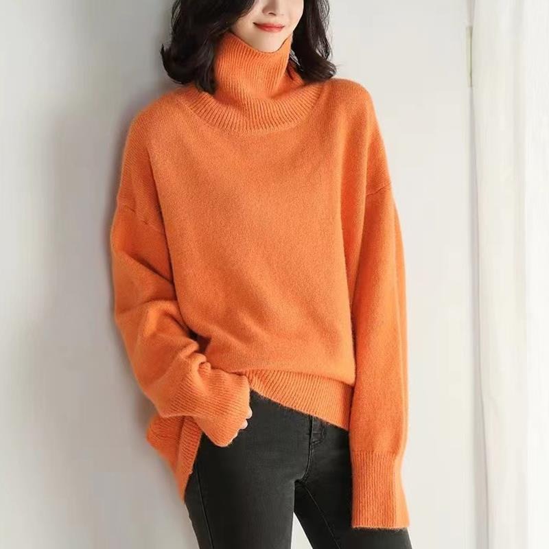 Women's Long Sleeve Turtleneck Sweater