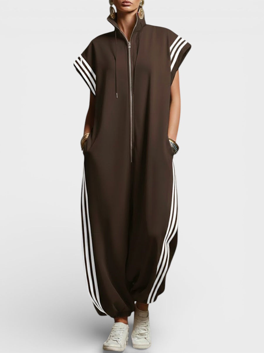 Valentina | Zippered Neck Jumpsuit