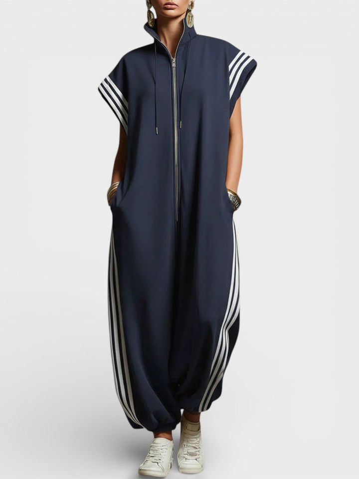 Valentina | Zippered Neck Jumpsuit