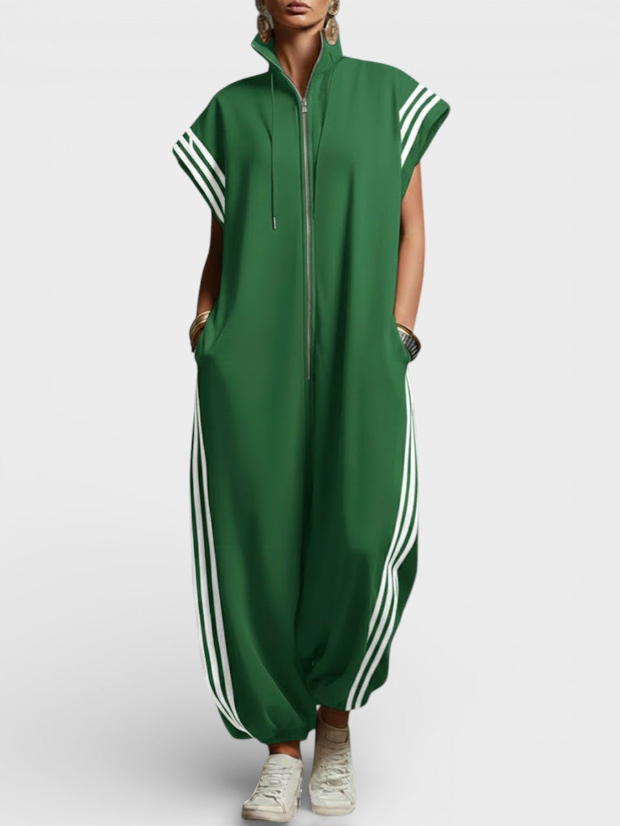Valentina | Zippered Neck Jumpsuit