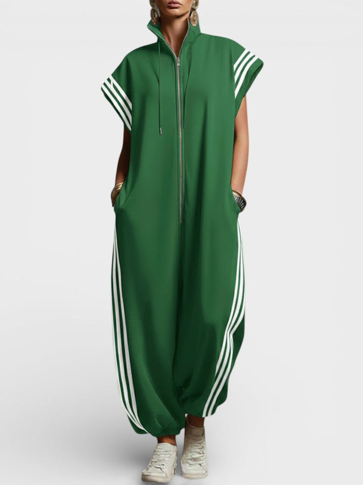 Valentina | Zippered Neck Jumpsuit