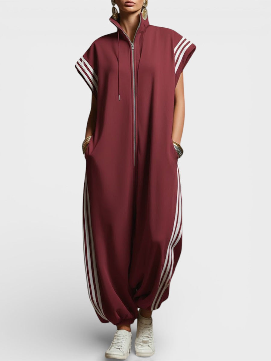 Valentina | Zippered Neck Jumpsuit
