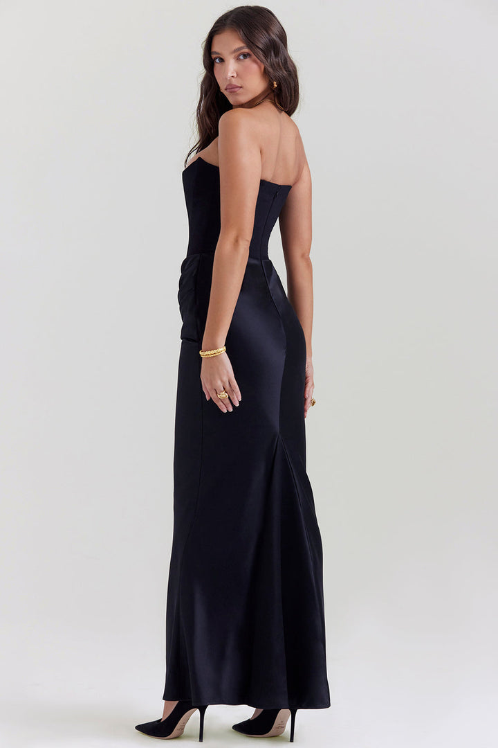 Lilly | Women's Strapless Maxi Elegant Corset Dress
