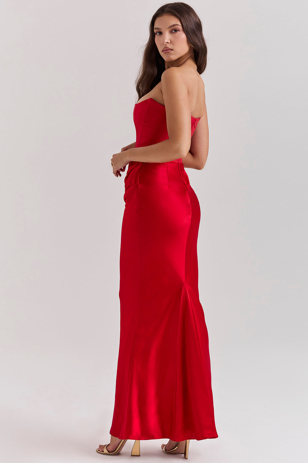 Lilly | Women's Strapless Maxi Elegant Corset Dress