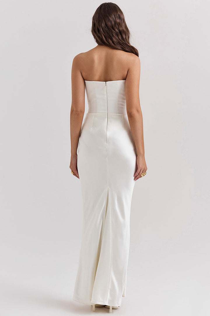Lilly | Women's Strapless Maxi Elegant Corset Dress