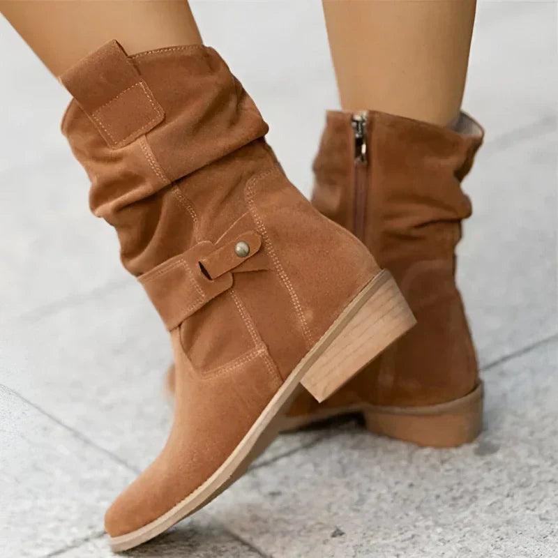 Francince | Women's LOW Heel Ankle Boots