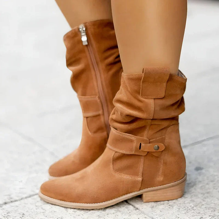 Francince | Women's LOW Heel Ankle Boots