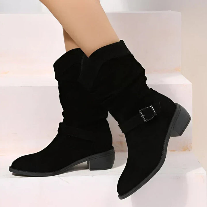 Francince | Women's LOW Heel Ankle Boots