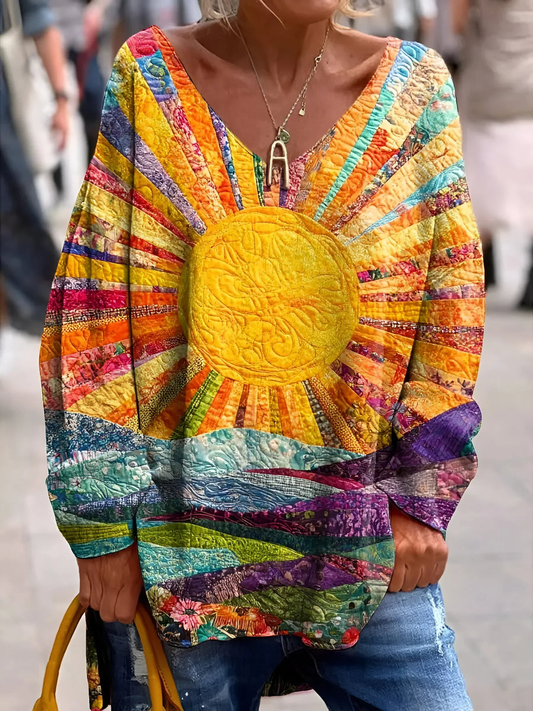 Greer | Women's Cheerful Colorful Blouse