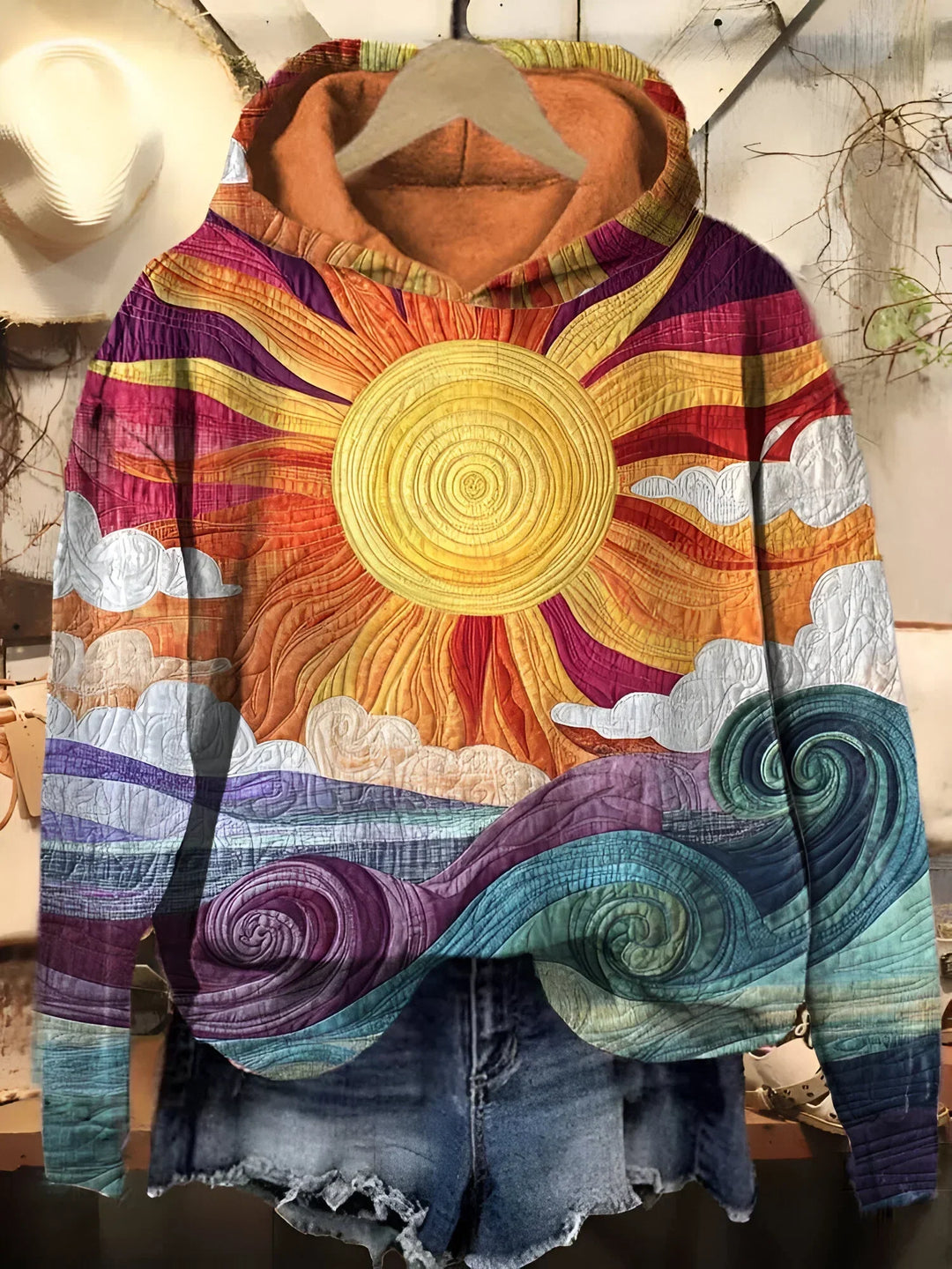 Fallon | Women's Vintage Sunbeam Hoodie