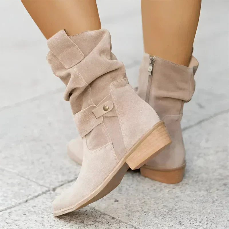 Francince | Women's LOW Heel Ankle Boots