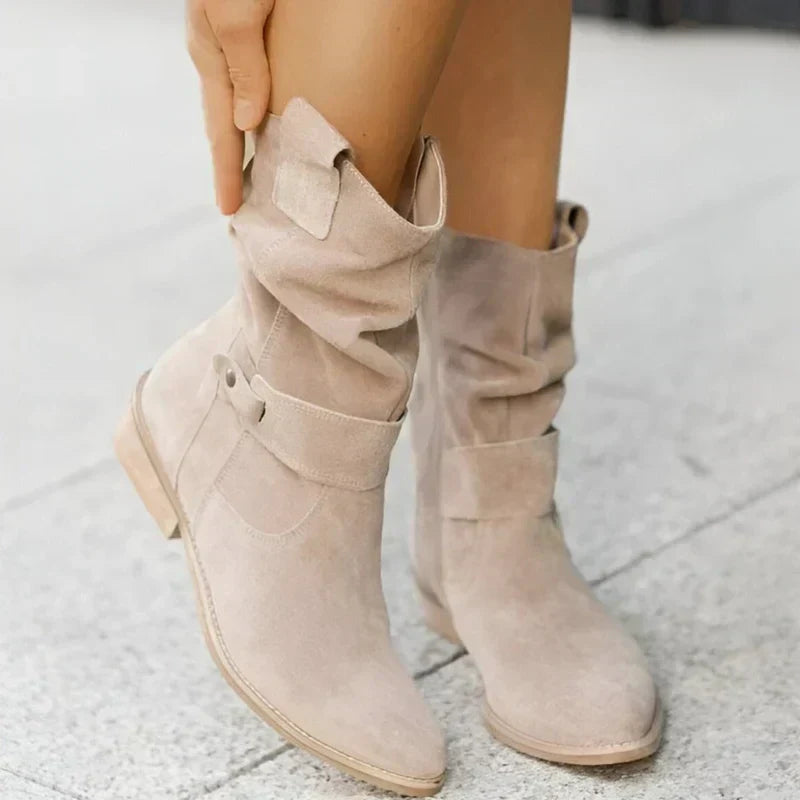 Francince | Women's LOW Heel Ankle Boots