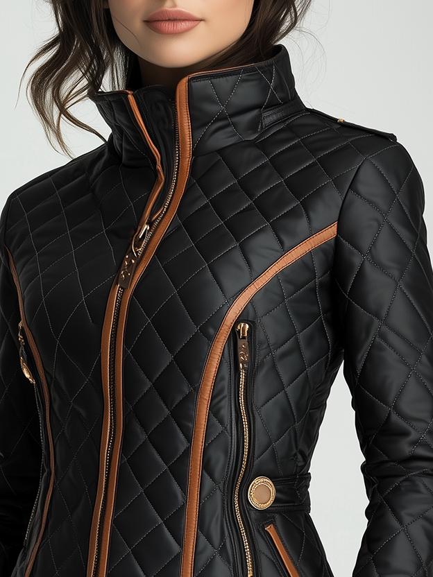 Lily™ - Diamond Quilted, Padded Jacket