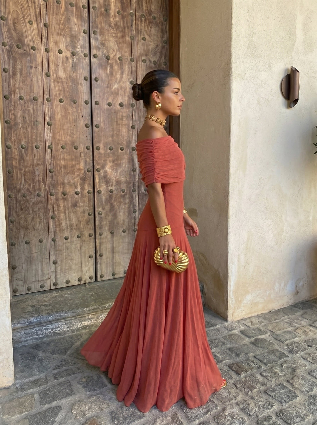 Toledo | Women's Off-Shoulder Maxi Dress